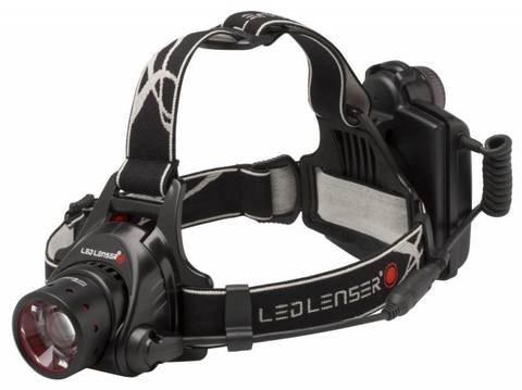 Фонарь налобный Led Lenser H14R.2, чёрный, светодиодный, AAx4 (7299-R)
