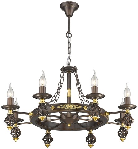 Люстра подвесная Velante Wooden 536-723-08