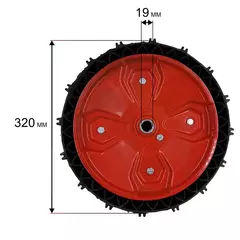 Колесо снегоотбрасывателя DDE 13