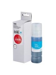 Контейнер с чернилами Sakura C13T00V200 (103/003) для Epson EcoTank L1110/L3115/L3116/L3151/L3152/L3156/L3110/L3150/L3100/L3101/L5190/L5296, водорастворимый тип, голубой, 70 мл., 7500 к.