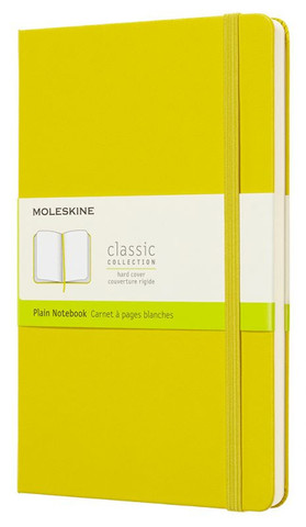 Блокнот Moleskine Classic, цвет желтый, без разлиновки