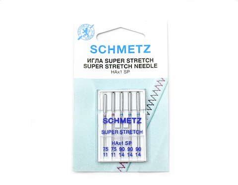 Иглы супер стрейч Schmetz 130/705 HAx1 SP №75 (2), 90 (3)