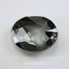 6911 Подвеска Сваровски Kaputt Oval Crystal Silver Night (26 мм)