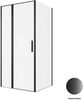 Allen Brau Priority 3.31030.BBA + 3.31045.BBA Душевой уголок, 100x90, цвет: чёрный