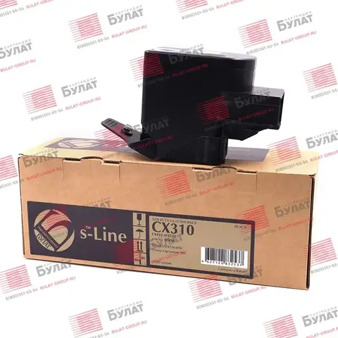 Тонер-картридж БУЛАТ s-Line 80C8SK0 для Lexmark CX310 (Чёрный, 2500 стр.)