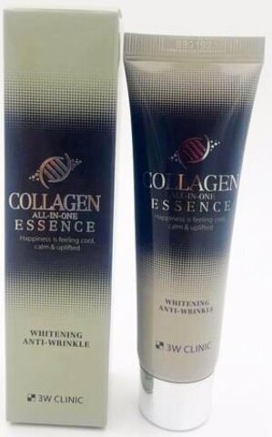3W CLINIC Collagen All-In-One Essence Whitening Anti-Wrinkle Эссенция для лица против морщин отбеливающая коллагеновая