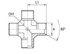Соединение PX BSP 1/4" CAST