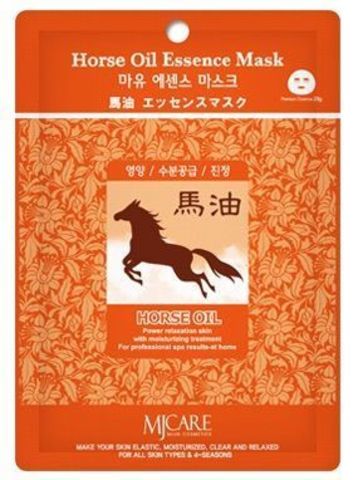 Mijin Essence Маска тканевая конский жир Horse Oil Essence Mask