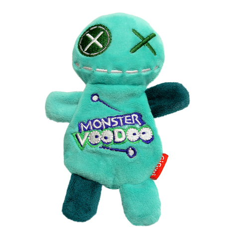 ГиГви 85054 MONSTER VOODOO Игрушка д/собак Кукла Вуду зеленая 17,5см