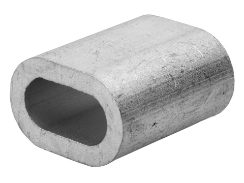 ЗУБР DIN 3093 6 мм, зажим троса алюминиевый, 40 шт (4-304475-06)