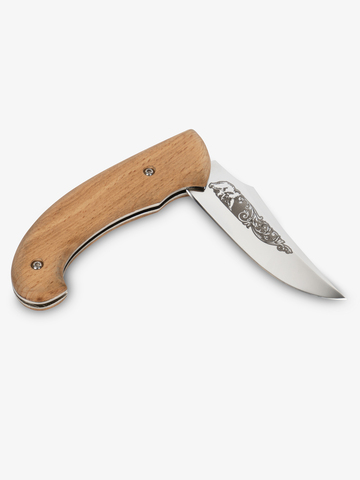 Нож «Фартовый» (сталь 95х18, стабилизированный орех)