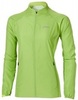 Ветровка беговая женская Asics Woven Jacket зеленая