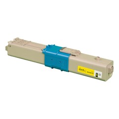 Картридж Sakura 46508733 для OKI C332/MC363, желтый, 3000 к.