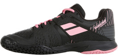 Детские теннисные кроссовки Babolat Propulse All Court Junior - black/geranium pink