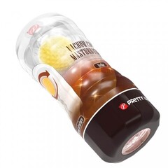 Мужской мастурбатор Stellar с внутренним стимулятором, желтый