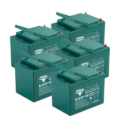 Комплект аккумуляторов RuTrike 6-EVF-55 60V58.5AH (AGM)