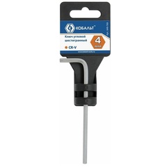 Ключ угловой шестигранный КОБАЛЬТ 4 мм Cr-V (649-769)