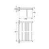 Полотенцедержатель с полкой Grohe  40462001