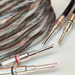 DAXX S192s Акустический кабель 12AWG (3.3мм.кв), класса Hi-End из посеребренной монокристаллической меди -готовая пара-