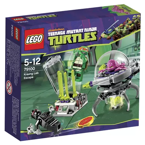 Конструктор LEGO Черепашки Ниндзя 79100 Побег из лаборатории Крэнга