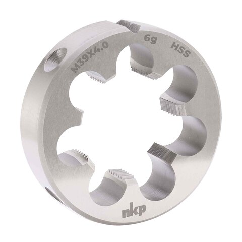 Плашка М39х4,0 DINEN22568 HSS 6g 75х30мм NKP 240390N