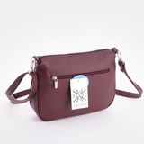 Сумка Саломея 1080 гладкий бордо