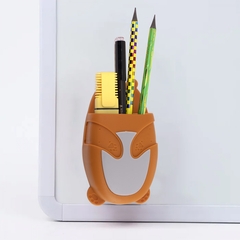 
          Магнитная подставка для маркерной доски фигурная, Alingar, 12 х 7 х 4 см, "Медвежонок", коричневый, губка-стиратель, европодвес