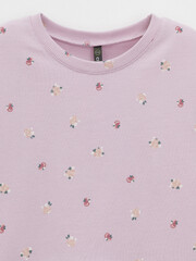 платье  для девочки  КР 5922-1/фламинго,мини розочки