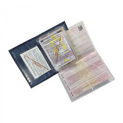 
          Обложка для автодокументов, натур. кожа, синий, тиснение, конгрев "Данди"