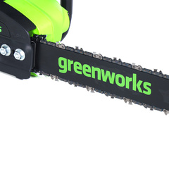 Цепная пила Greenworks GD40CS20XK8 40V (40 см) аккумуляторная, с АКБ 8 А/ч и ЗУ