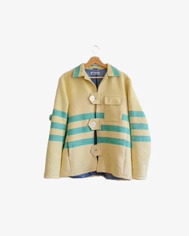 Куртка Soeurs с полосками желтая