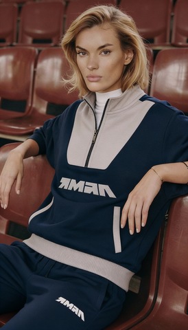 Анорак контрастный "ЯМАЛ" (синий)