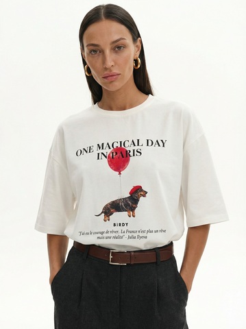 Футболка MADEMOISELLE | Молочный