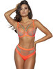 Мягкий бюстгальтер с яркой окантовкой Novika MIA N03 Fluo