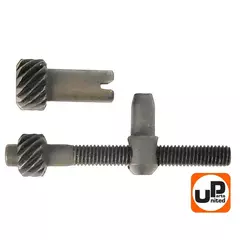 Натяжитель цепи UNITED PARTS для бензопил 25 куб.см. в сборе, боковой (90-0802)