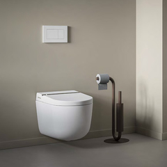 ArtCeram KHYV001 05 00 ArtCeram HYPE Унитаз-биде подвесной 38X59см, безободковый, с soft-close, с пультом управления, цвет белый матовый с покрытием saniglaze (СПЕЦЦЕНА!) фото