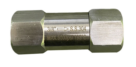Обратный клапан 40 л/мин, 400 бар,  нерж. сталь, 1/4 внут - 1/4 внут