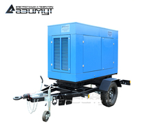 Дизельный генератор Азимут ЭД-40-Т400-2РКМ5 Sdec на шасси в кожухе с автозапуском