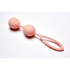 Шарики Кегеля со смещенным центром тяжести Vega, персиковый, 2,8 x 17 см, One Size