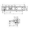 Термостат с выделенными элементами управления на 2 потребителя Hansgrohe RainSelect 15359000