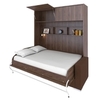 Шкаф-кровать с диваном горизонтальная двуспальная 140 см