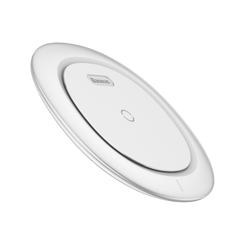 Беспроводная зарядка для телефона быстрая Baseus UFO Desktop Wireless Charger White