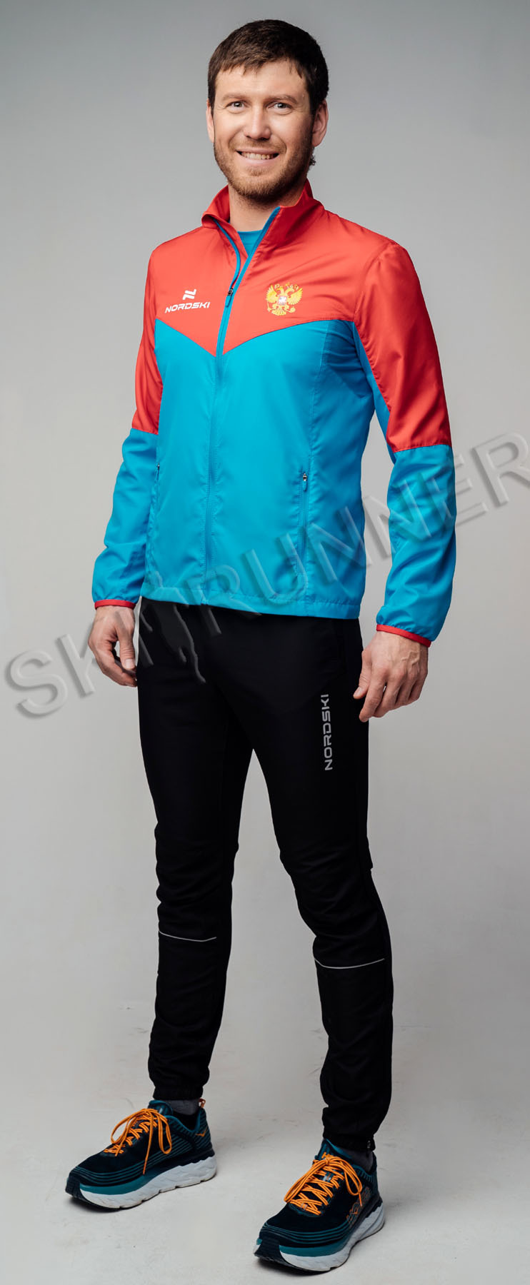 Беговой костюм Nordski Sport Red-Blue 2020 мужской NSM278987-NSM635100 ...