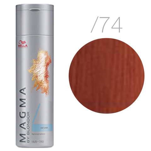 Wella Magma /74 (Коричневый красный) - Цветное мелирование