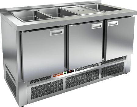 СТОЛ ДЛЯ САЛАТОВ HICOLD SLE3-111GN Б/КРЫШКИ