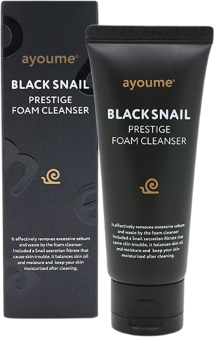 Ayoume Black Snail Prestige Foam Cleanser Пенка для умывания