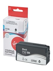 Струйный картридж Sakura 3ED71A (№712 Black) для HP DesignJet T210/T230/T250/T630/T650/DesignJet Studio, черный, водорастворимый тип чернил, 80 мл.