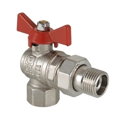 Кран шаров. BASE 1/2" с америк. угл. баб. VALTEC