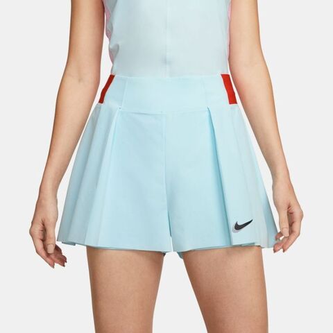 Женские теннисные шорты Nike Court Dri-Fit Slam Short - glacier blue/team orange/black