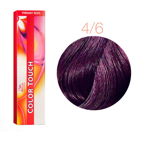 Wella Professional Color Touch Vibrant Reds 4/6 (Коричнево-фиолетовый) - Тонирующая краска для волос